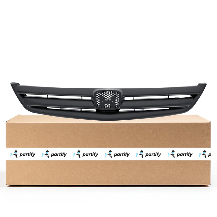 2001-2003 Honda Civic CAPA Certified Grille Assembly 4 Door Sedan - HO1200154C-Partify-Painted-Replacement-Body-Parts