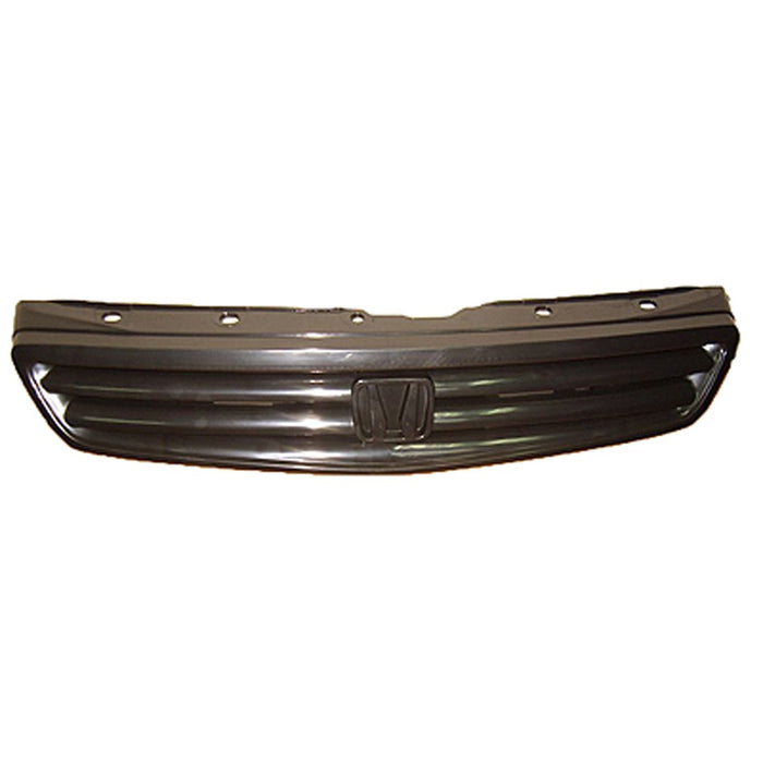 1999-2000 Honda Civic Grille Usa W/ Molding Attached Assembly Coupe/Hatchback - HO1200169-Partify-Painted-Replacement-Body-Parts