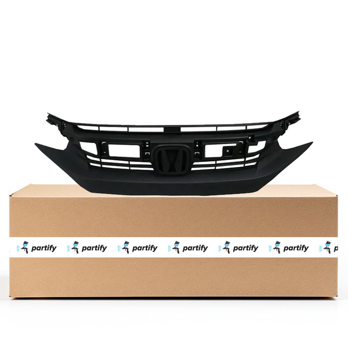 2018-2020 Honda Civic DX/EX/EX-L/EX-T/LX/SE/Sport/Touring CAPA Certified Grille Japan Built Assembly - HO1200246C-Partify-Painted-Replacement-Body-Parts