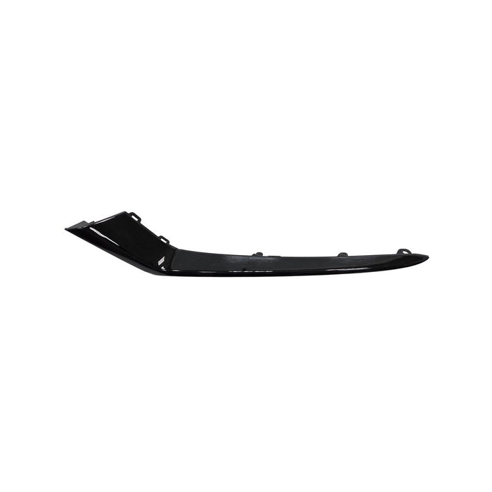 Honda Civic Driver Side Grille Molding Painted Black With Si - HO1212139