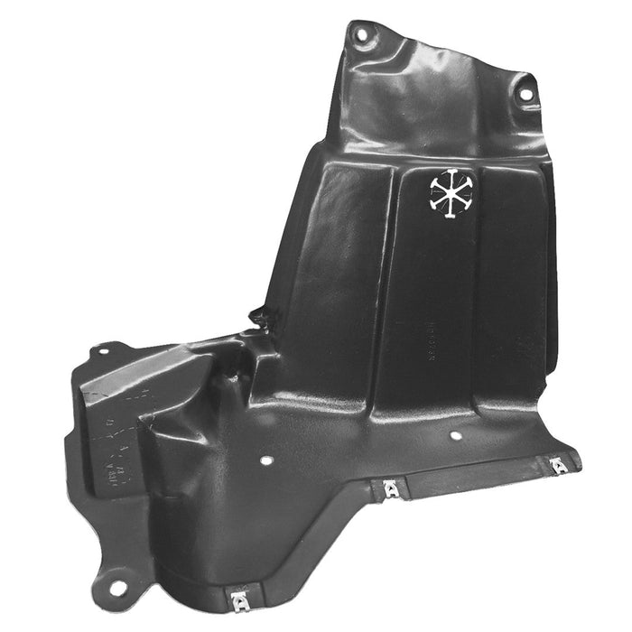 2016-2017 Honda Fit DX/LX/SE Passenger Side Lower Undercar Shield Japan Built Mat: Pe/Vacuum Form - HO1228167-Partify-Painted-Replacement-Body-Parts
