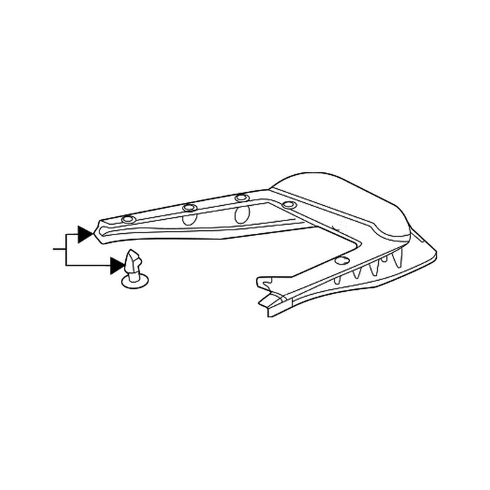 Honda Civic Air Intake Duct Seal Hood Molding 4 Cyl 2.0L - HO1235109