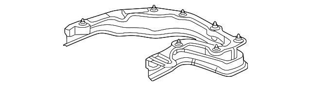 Honda Civic Air Intake Duct Seal Hood Molding 4 Cyl 1.5L - HO1235110