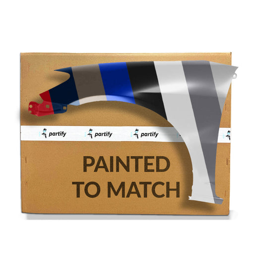 2005 Honda Civic Front CAPA Certified Driver Side Fender Type R W/O Hole 2 Door Hatchback - HO1240164C-Partify-Painted-Replacement-Body-Parts