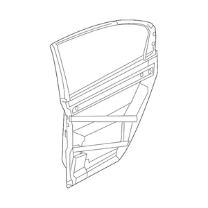 Rear Driver Side Door Shell image