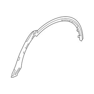 Rear Passenger Side Wheel Arch Molding image