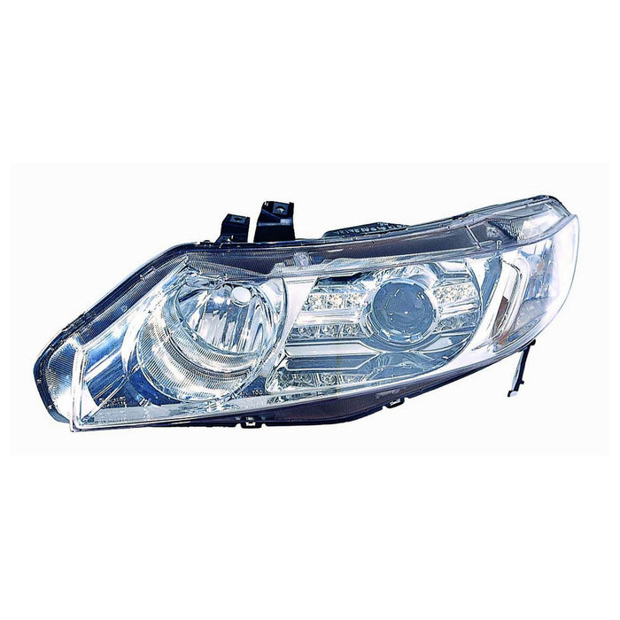 Honda Civic Headlight Set Projector W/Led Chrome Performance Set Sedan - HO2505142