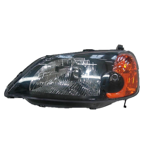 Honda Civic Hybrid Headlight Set Non-Projector Lens Bezel Performance Set Sedan - HO2505157