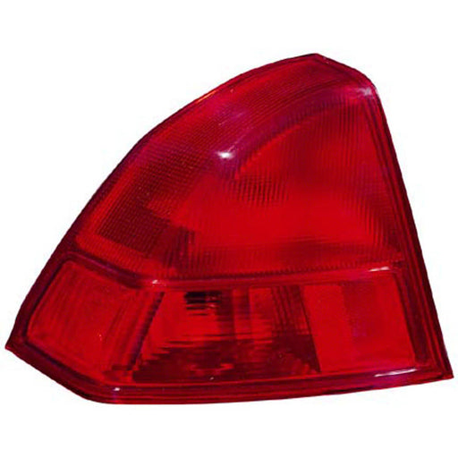 Honda Civic Passenger Side Tail Light Assembly Quarter Panel Mounted 4 Door Sedan - HO2801142