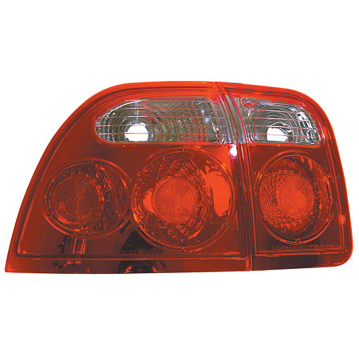 Honda Accord Tail Light Set Performance Style W/Red Lens Includes Inner/Outer Coupe/Sedan - HO2811101