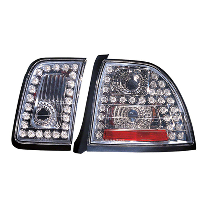 Honda Accord Tail Light Set 4 Lamp Set Led Design W/Bright Housing Coupe/Sedan - HO2811234