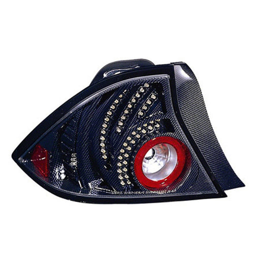 Honda Civic Tail Light Set Led Design W/Carbon Fiber Painted Housing 2 Door Coupe - HO2811240