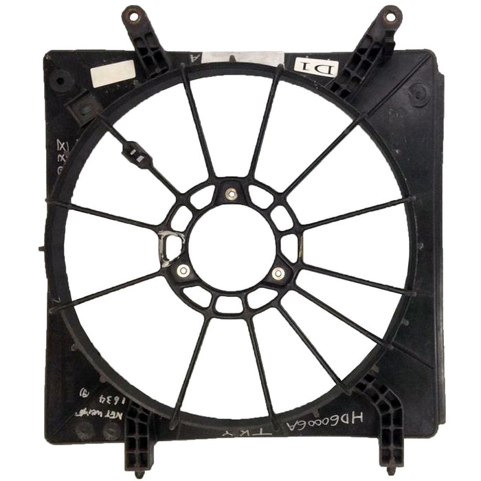 1998-2002 Honda Accord Engine Cooling Fan Shroud Nippondenso Design 2.3L L4 - HO3110105-Partify-Painted-Replacement-Body-Parts