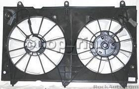2003-2007 Honda Accord Engine Cooling Fan Shroud Denso Brand 2.4L L4 - HO3110114-Partify-Painted-Replacement-Body-Parts