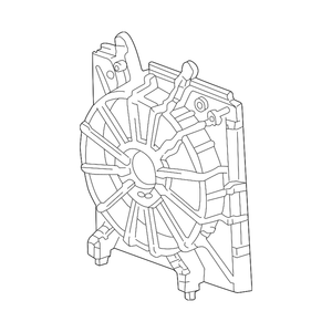 Driver Side Engine Cooling Fan Shroud image