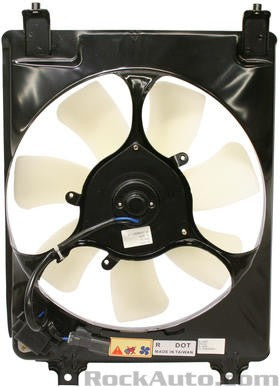 2006-2011 Honda Civic A/C Condenser Fan Shroud - HO3111111-Partify-Painted-Replacement-Body-Parts