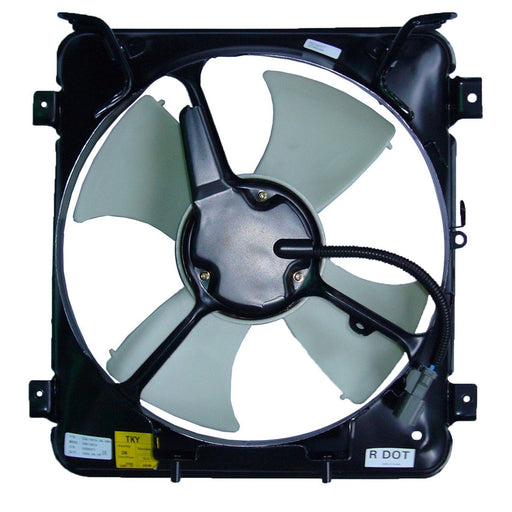 1996-1998 Honda Civic A/C Condenser Fan Assembly Includes Motor/Blade/Shroud - HO3113104-Partify-Painted-Replacement-Body-Parts