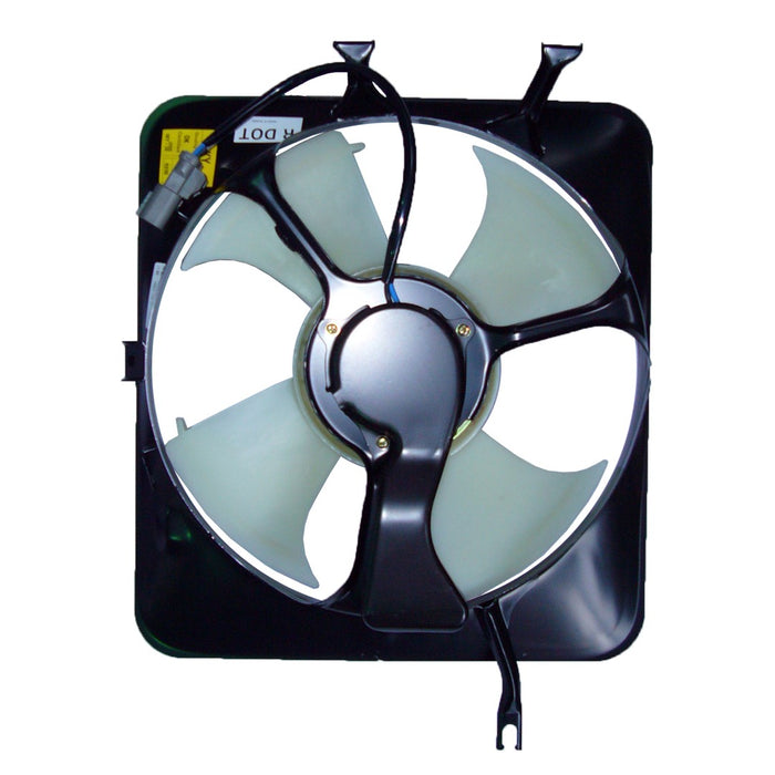 1999-2001 Honda CR-V A/C Condenser Fan Assembly Includes Motor/Blade/Shroud - HO3113110-Partify-Painted-Replacement-Body-Parts