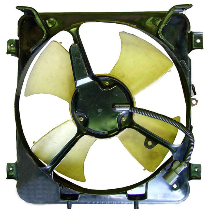1999-2000 Honda Civic A/C Condenser Fan Assembly Includes Motor/Blade/Shroud - HO3113111-Partify-Painted-Replacement-Body-Parts
