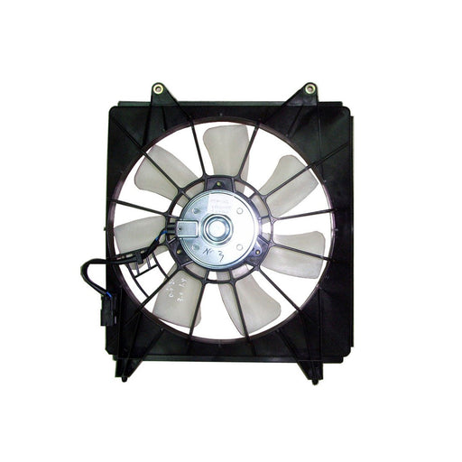 2008-2011 Honda Accord Passenger Side A/C Condenser Fan Assembly Tokai Brand Motor/Blade/Shroud Assembly 2.4L L4 - HO3113126-Partify-Painted-Replacement-Body-Parts
