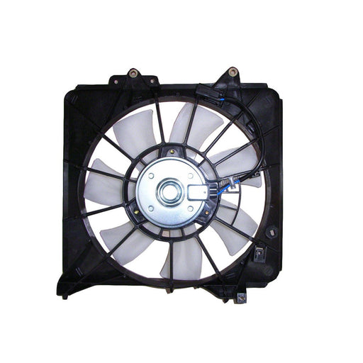 2009-2014 Honda Fit A/C Condenser Fan Assembly Motor/Blade/Shroud Assy - HO3113130-Partify-Painted-Replacement-Body-Parts