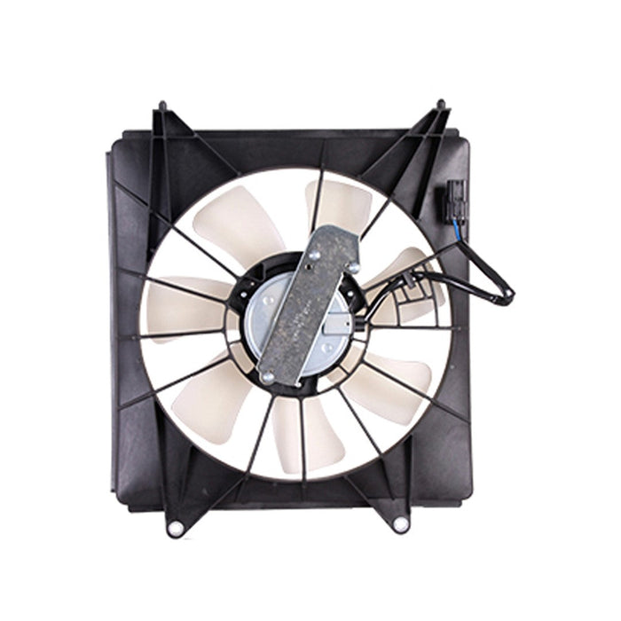 2013-2017 Honda Accord EX/EX-L A/C Condenser Fan Assembly Denso Brand Motor/Blade/Shroud Assy 2.4L L4/2L L4 Coupe/Sedan - HO3113134-Partify-Painted-Replacement-Body-Parts
