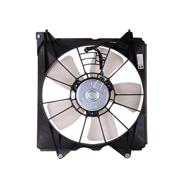 2008-2012 Honda Accord Driver Side Engine Cooling Fan Assembly Tokai Brand Motor/Blade/Shroud Assy 2.4L L4 - HO3115147-Partify-Painted-Replacement-Body-Parts