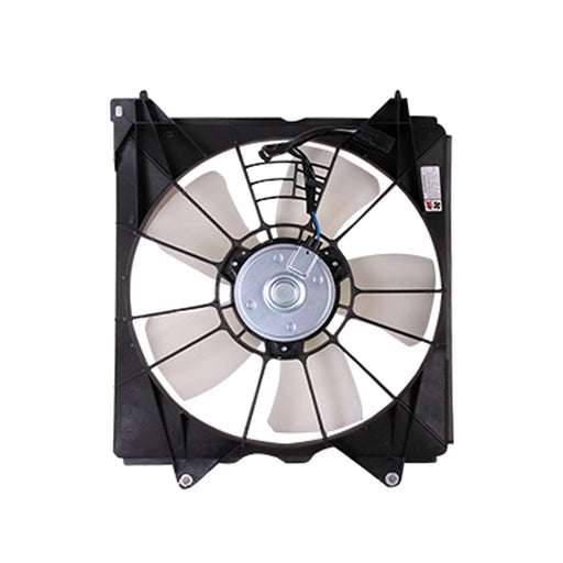 2008-2012 Honda Accord Driver Side Engine Cooling Fan Assembly Tokai Brand Motor/Blade/Shroud Assy 2.4L L4 - HO3115147-Partify-Painted-Replacement-Body-Parts