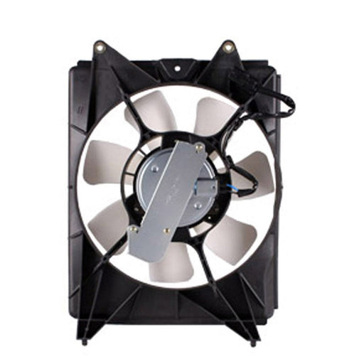 2012-2015 Honda Civic DX/EX/EX-L/GX/HF/LX/Natural Gas/SE/Touring Passenger Side Engine Cooling Fan Assembly Denso Brand Motor/Blade/Shroud Assembly 1.8L L4 - HO3115159-Partify-Painted-Replacement-Body-Parts