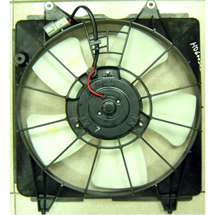 2006-2011 Honda Civic Engine Cooling Fan Assembly Motor/Blade/Shroud Assembly 1.8L L4 - HO3117102-Partify-Painted-Replacement-Body-Parts