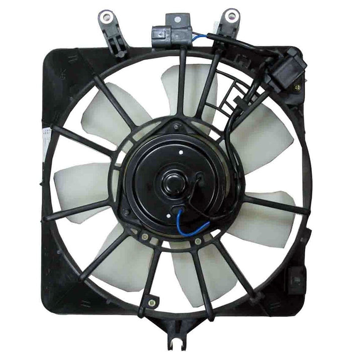 2007-2008 Honda Fit A/C Condenser Fan Assembly Blade/Motor/Shroud - HO3120100-Partify-Painted-Replacement-Body-Parts