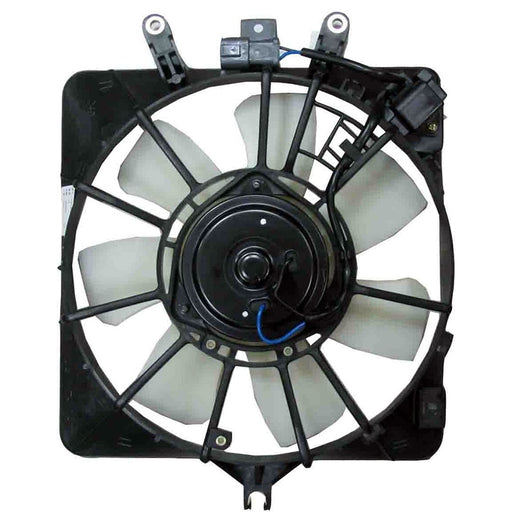 2007-2008 Honda Fit A/C Condenser Fan Assembly Blade/Motor/Shroud - HO3120100-Partify-Painted-Replacement-Body-Parts