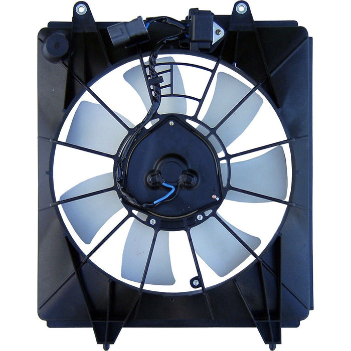 2007-2009 Honda CR-V A/C Condenser Fan Assembly Motor/Blade/Shroud Assembly - HO3120102-Partify-Painted-Replacement-Body-Parts