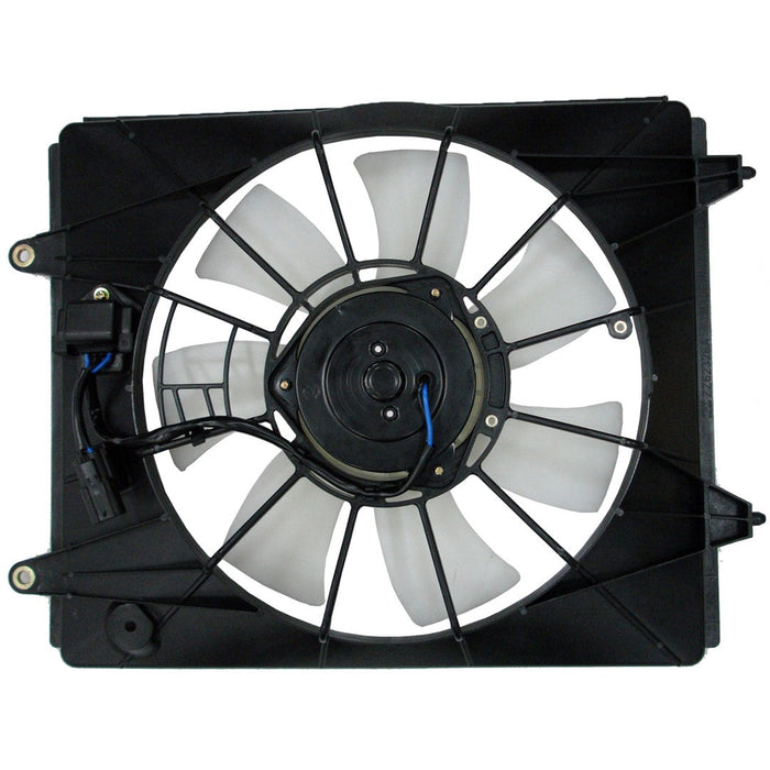 2010-2011 Honda CR-V A/C Condenser Fan Assembly Motor/Blade/Shroud Assembly - HO3120107-Partify-Painted-Replacement-Body-Parts