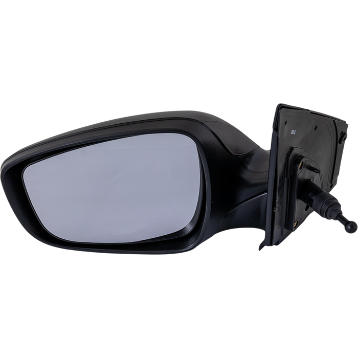 2012-2017 Hyundai Accent Driver Side Door Mirror Manual W/O Side Repeater Lamps - HY1320265-Partify-Painted-Replacement-Body-Parts