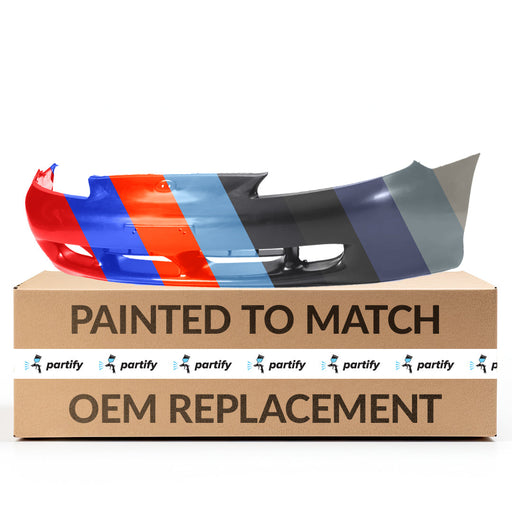 1996-1998 Hyundai Elantra GLS CAPA Certified Front Bumper - HY1000117C-Partify-Painted-Replacement-Body-Parts