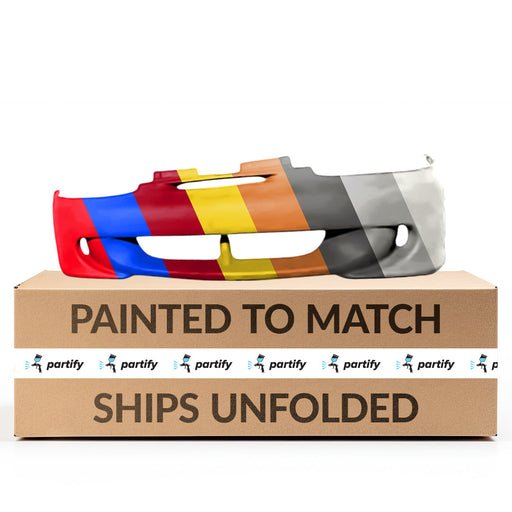 1996 Hyundai Accent CAPA Certified Front Bumper W/O Fog Lamps 2 Door Hatchback - HY1000121C-Partify-Painted-Replacement-Body-Parts