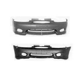1998-1999 Hyundai Accent CAPA Certified Front Bumper W/O Sport Package 2 Door Hatchback - HY1000125C-Partify-Painted-Replacement-Body-Parts