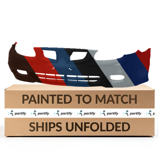 1999-2000 Hyundai Elantra GLS Front Bumper - HY1000151-Partify-Painted-Replacement-Body-Parts