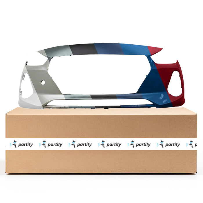 2018-2020 Hyundai Elantra GT Front Bumper - HY1000223-Partify-Painted-Replacement-Body-Parts
