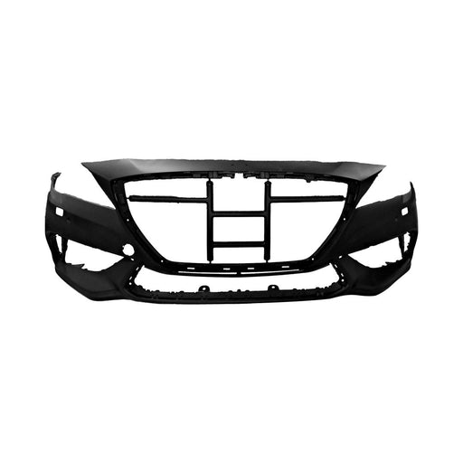 2018-2019 Genesis G80 Sport Front Bumper W/Headlamp Washers W/ Front Parking Aid 3.3L V6 Turbocharged - HY1000233-Partify-Painted-Replacement-Body-Parts