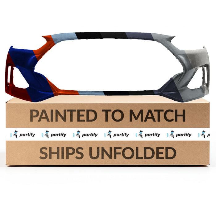 2019-2021 Hyundai Veloster Front Bumper - HY1000234-Partify-Painted-Replacement-Body-Parts