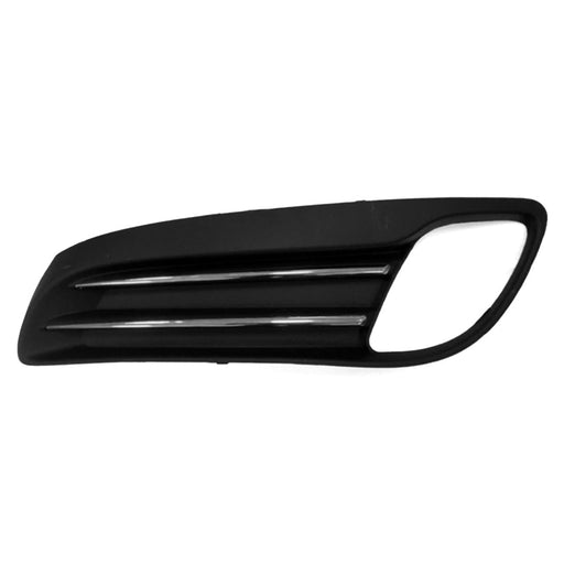 2010-2012 Hyundai Genesis Coupe Front Driver Side Bumper Insert Outer Grille W/Chrome Molding - HY1038123-Partify-Painted-Replacement-Body-Parts
