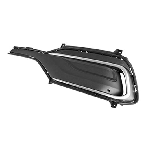 2018 Hyundai Santa Fe Sport Front Driver Side Bumper Insert Fog Lamp Opening Cover Assy W/O Fog Lamps 2.4L L4 - HY1038175-Partify-Painted-Replacement-Body-Parts