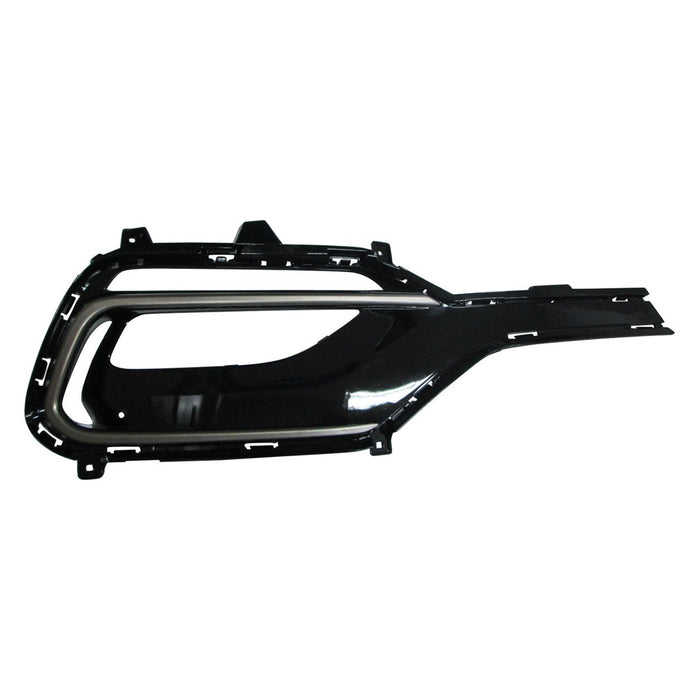 2017-2018 Hyundai Santa Fe Sport Front Passenger Side Bumper Insert Fog Lamp Bezel W/Fog Lamps 2L L4 Turbocharged - HY1039128-Partify-Painted-Replacement-Body-Parts