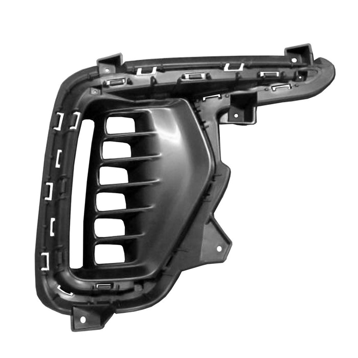 2017-2019 Hyundai Santa Fe/Fe XL Front Passenger Side Bumper Insert Fog Lamp Opening Cover W/O Fog Lamps - HY1039132-Partify-Painted-Replacement-Body-Parts