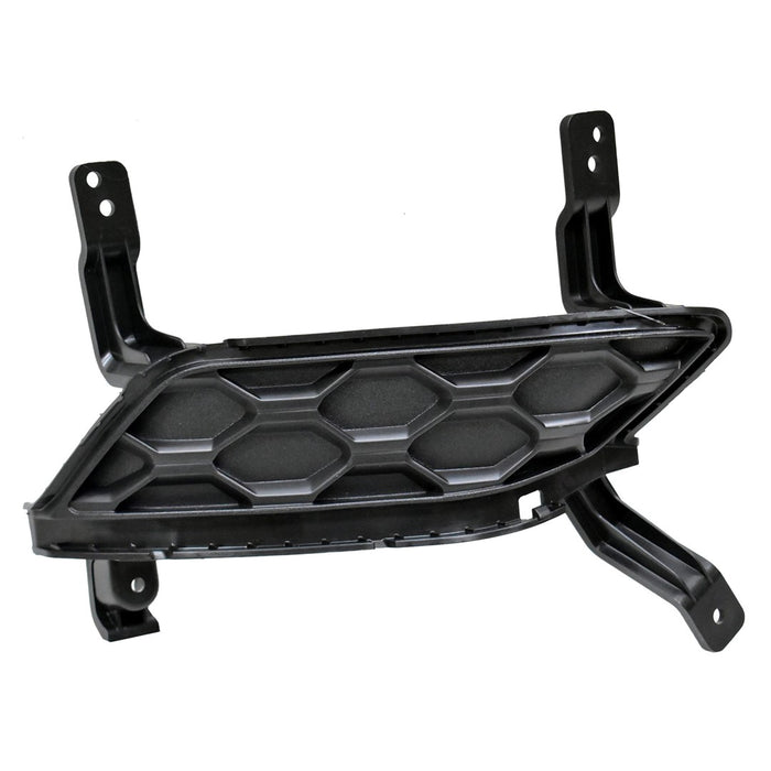 2019-2020 Hyundai Santa Fe SE Front Passenger Side Bumper Insert Fog Lamp Opening Cover W/O Fog Lamps - HY1039154-Partify-Painted-Replacement-Body-Parts