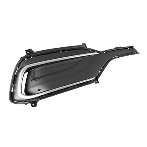 2018 Hyundai Santa Fe Sport Front Passenger Side Bumper Insert Fog Lamp Opening Cover Assy W/O Fog Lamps 2.4L L4 - HY1039175-Partify-Painted-Replacement-Body-Parts