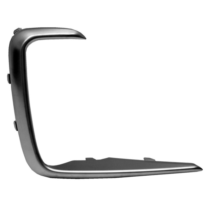 2017-2019 Hyundai Santa Fe/Fe XL Front Driver Side Bumper Molding Outer Opening Trim Satin Nickel - HY1046111-Partify-Painted-Replacement-Body-Parts