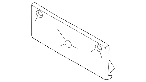 Hyundai Tucson License Plate Bracket N Line Hybrid - HY1068150